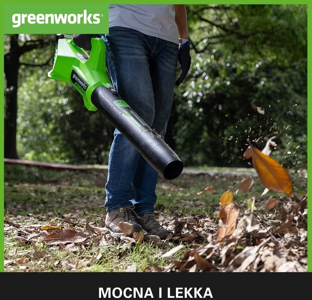 Akumuliatorinis lapų pūstuvas Greenworks G24AB; 24 V (be akumuliatoriaus ir pakrovėjo)
