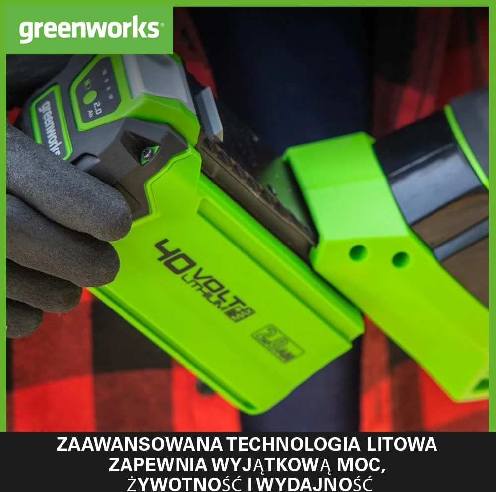 Akumuliatorius Greenworks G40B2; 40 V; 2,0 Ah; Li-ion