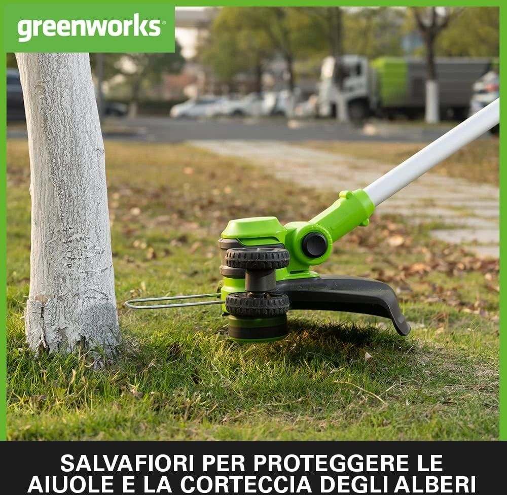 Žoliapjovė - trimeris Greenworks G40LT33K2; 40 V; 1x2,0 Ah akum.