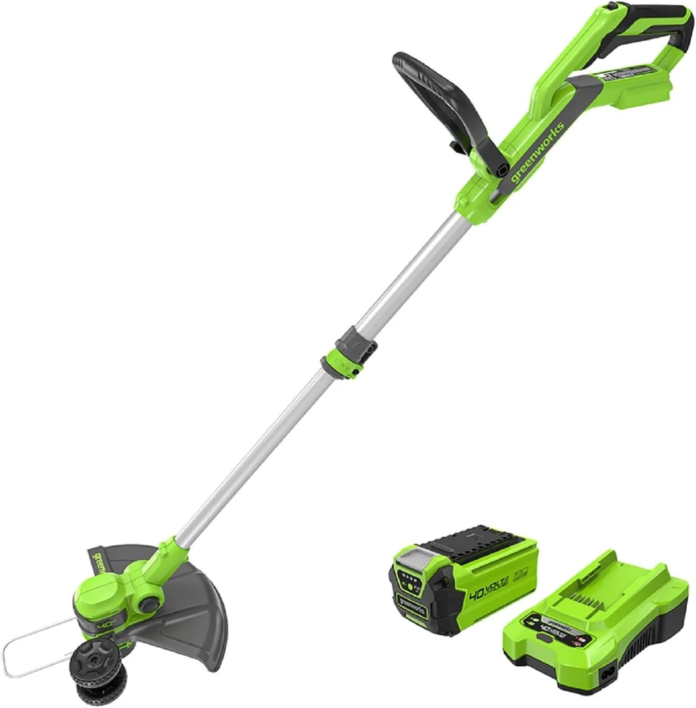 Žoliapjovė - trimeris Greenworks G40LT33K2; 40 V; 1x2,0 Ah akum.