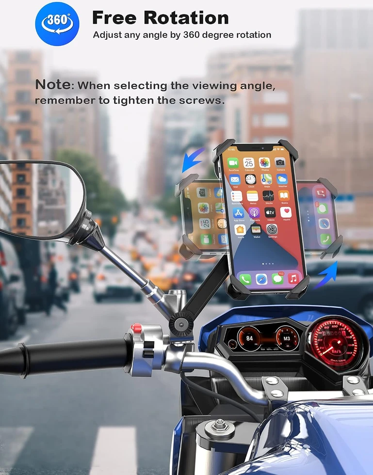 Grefay Universalus motociklo telefono laikiklis