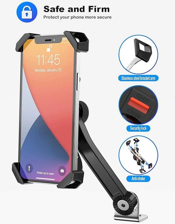 Grefay Universalus motociklo telefono laikiklis