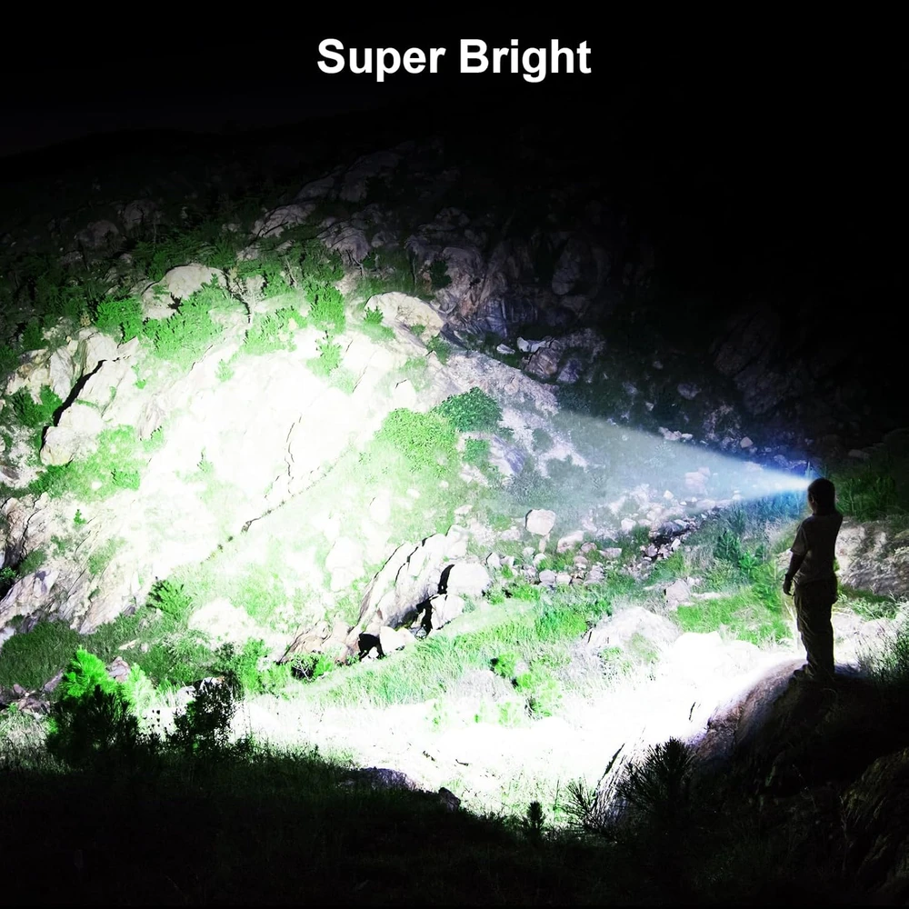 Gritin LED galvos žibintuvėlis COB, 100 lm, 3 režimai, reguliuojamas, 2 vnt.