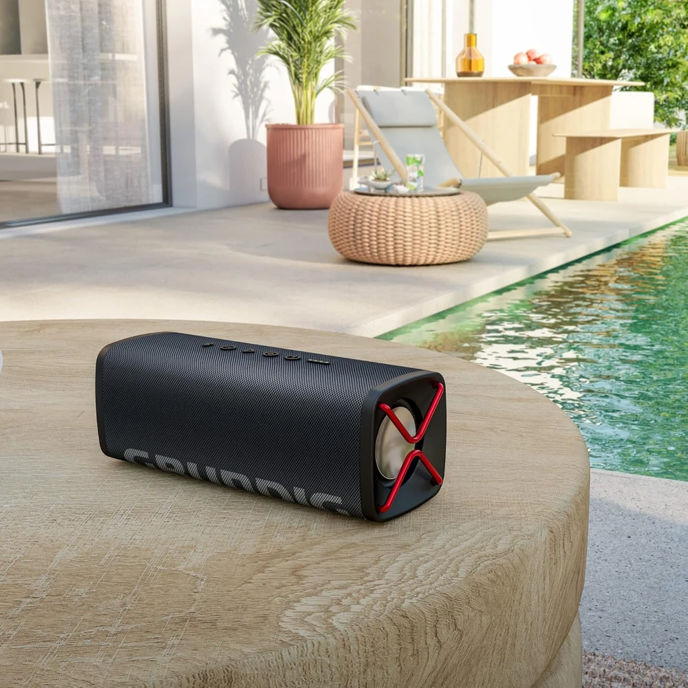 Grundig belaidė Bluetooth kolonėlė 20 W, atspari vandeniui, IPX7, GBT Club Juodas GLR7761