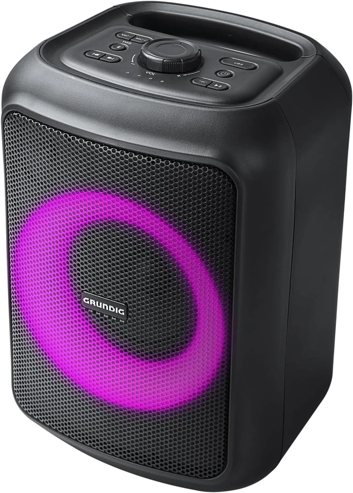 Grundig belaidė Bluetooth kolonėlė 90 W, IPX4, RGB apšvietimas, 12 val. veikimo laikas, GPS1010