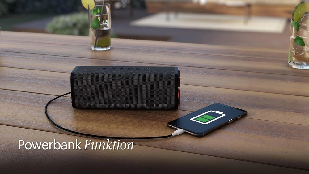 Grundig belaidė Bluetooth kolonėlė su DAB+ ir FM radiju, 5 W, juoda, GLR7764