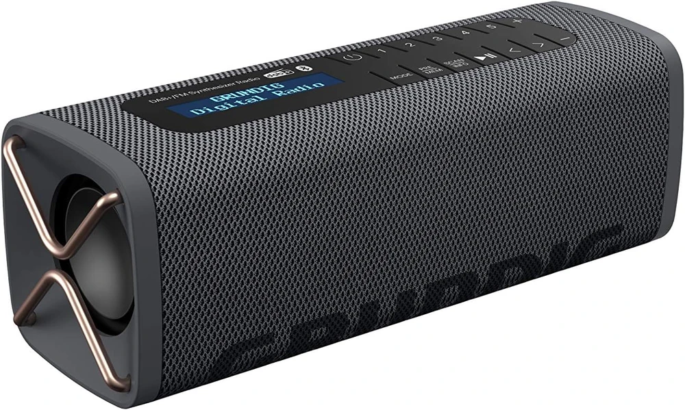 Grundig belaidė Bluetooth kolonėlė su DAB+ ir FM radiju, 5 W, juoda, GLR7764