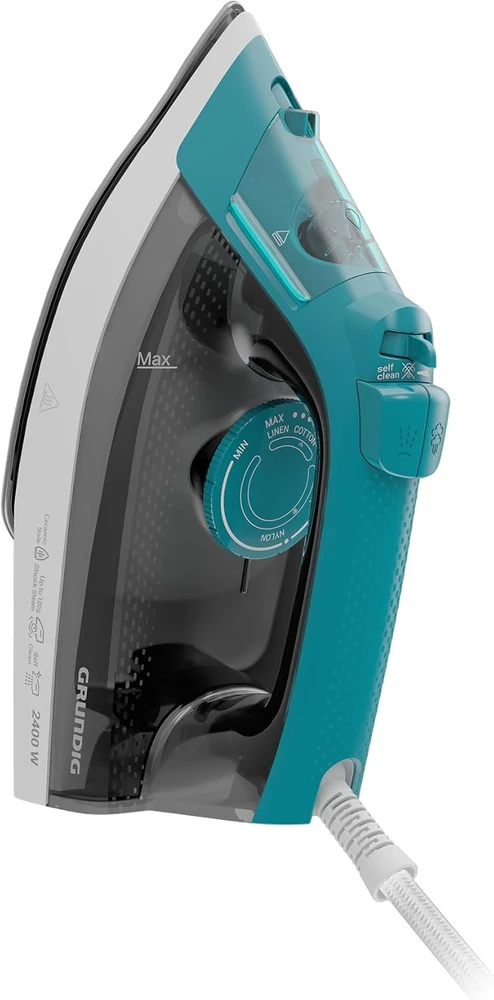 GRUNDIG garinis lygintuvas SI 3550, 2400 W, 120 g/min garų smūgis, keraminis padas