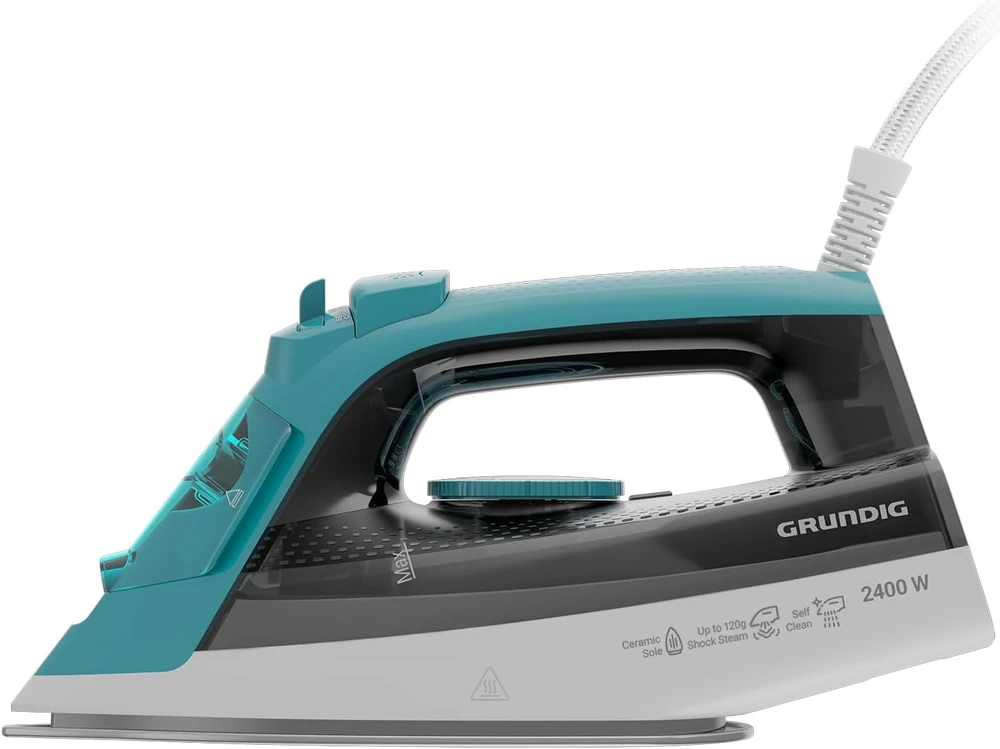 GRUNDIG garinis lygintuvas SI 3550, 2400 W, 120 g/min garų smūgis, keraminis padas
