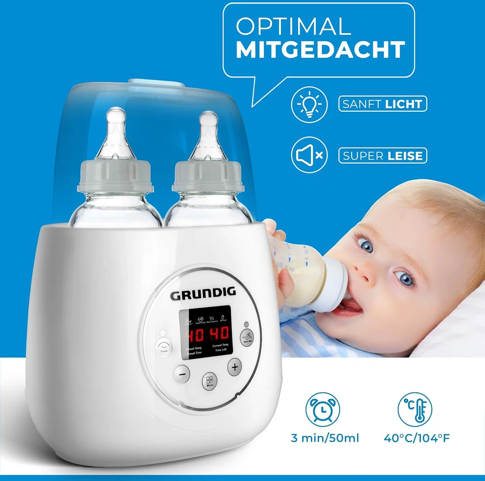 Grundig kūdikių buteliukų ir maisto šildytuvas su sterilizatoriumi 3 viename DYL-ghm-20210129-109