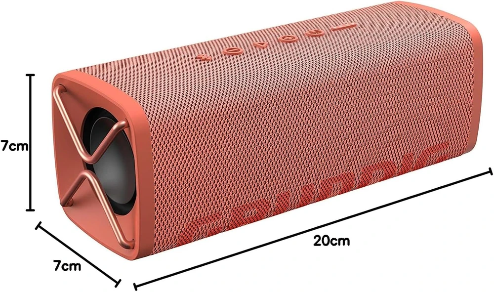 Grundig nešiojama Bluetooth kolonėlė 20 W RMS, IPX7, 20 m, 20 val., išorinės baterijos funkcija, GBT Club Coral