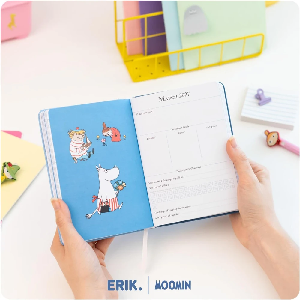 Grupo Erik akademinis savaitinis planuoklis 2026–2027 A6 Moomin AEESVA62606