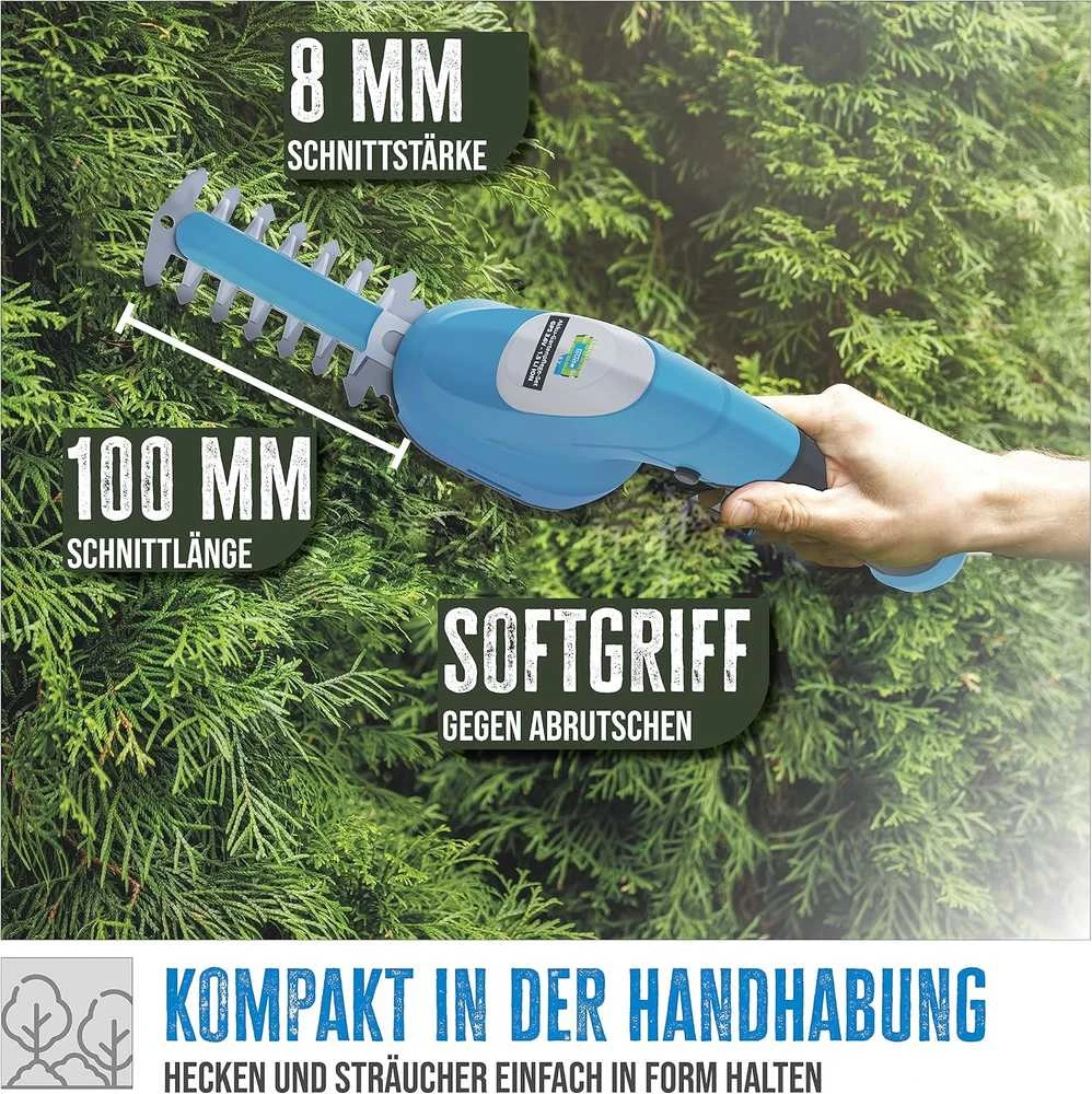 Güde akumuliatorinės žolės ir krūmų žirklės, 3.6 V, 70 mm pjovimas, 95506