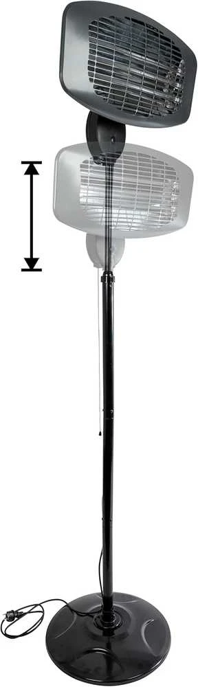 Güde pastatomas infraraudonųjų spindulių šildytuvas, 2000 W, 3 režimai, aukštis 120–210 cm, GIH 2000
