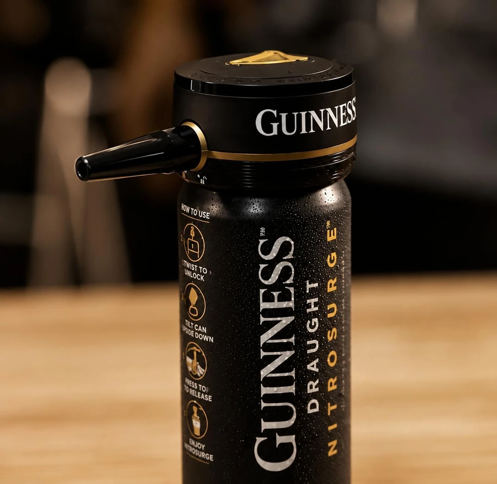 Guinness Nitrosurge alaus pilstymo įrenginys, elektrinis, suderinamas su Nitrosurge skardinėmis