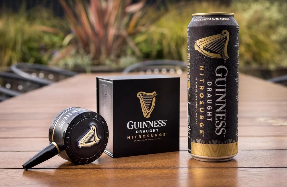 Guinness Nitrosurge alaus pilstymo įrenginys, elektrinis, suderinamas su Nitrosurge skardinėmis