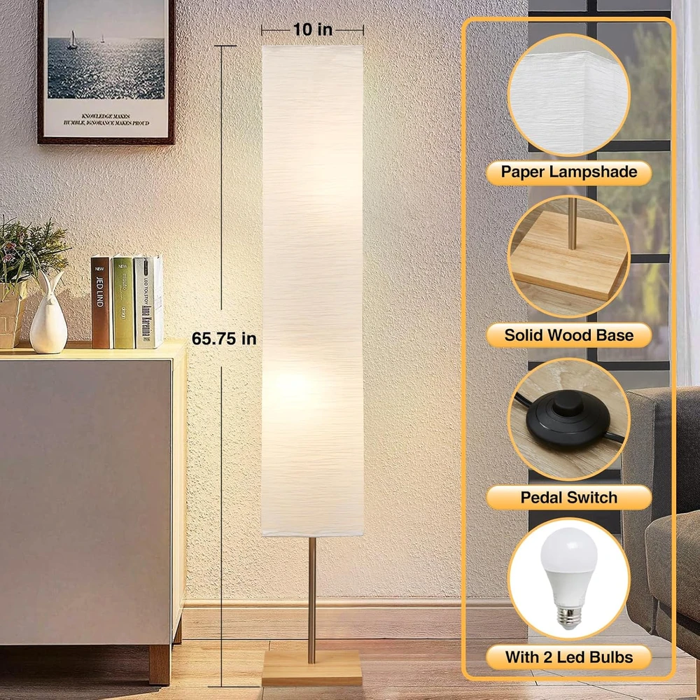 GyroVu pastatomas LED šviestuvas su lietimui jautriu jungikliu, 167 cm, F00050