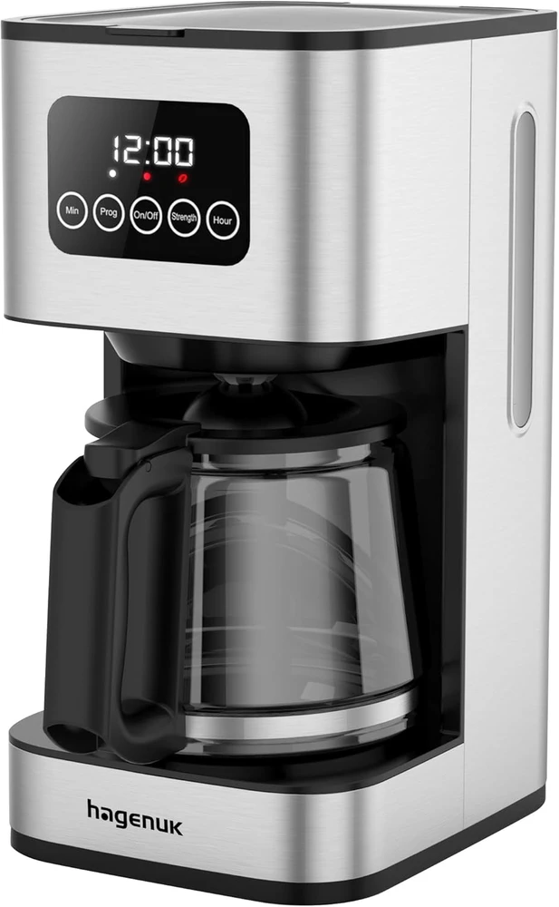Hagenuk pusryčių prietaisų rinkinys – skaitmeninis skrudintuvas 850 W, kavos virimo aparatas 1,5 l, elektrinis virdulys 1,7 l