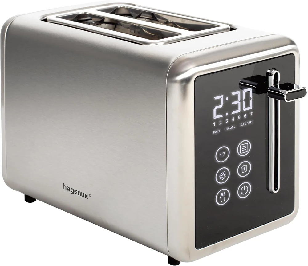 Hagenuk pusryčių prietaisų rinkinys – skaitmeninis skrudintuvas 850 W, kavos virimo aparatas 1,5 l, elektrinis virdulys 1,7 l