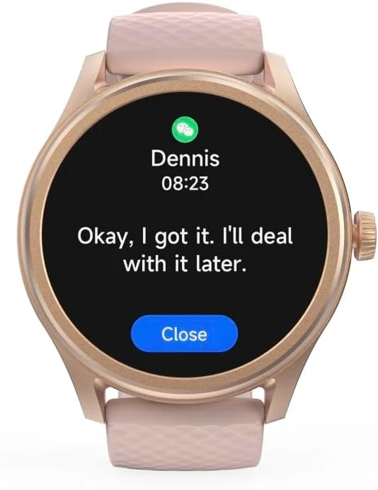 Išmanusis laikrodis Hama Fit Watch 5010 rožinė złoto