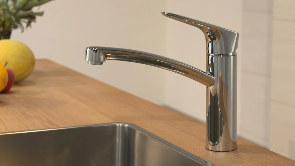 hansgrohe virtuvinis maišytuvas su 360° pasukama iš čiaupo, CoolStart, 160 mm, chromas, 71839000