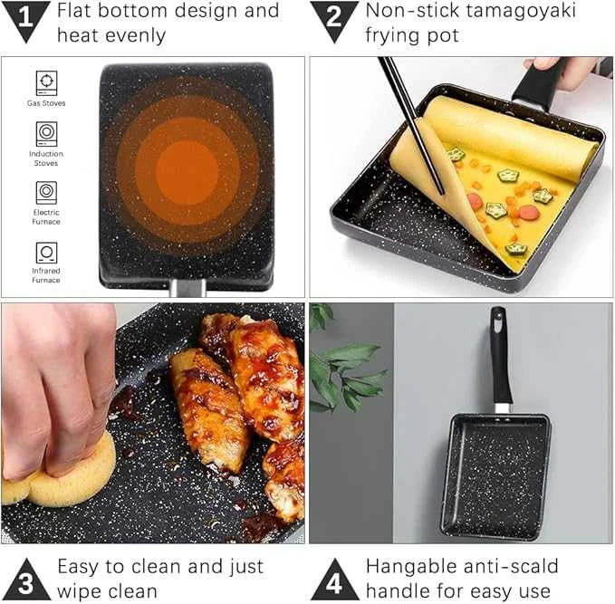 HAOTIAN-X Japoniško omleto keptuvė
