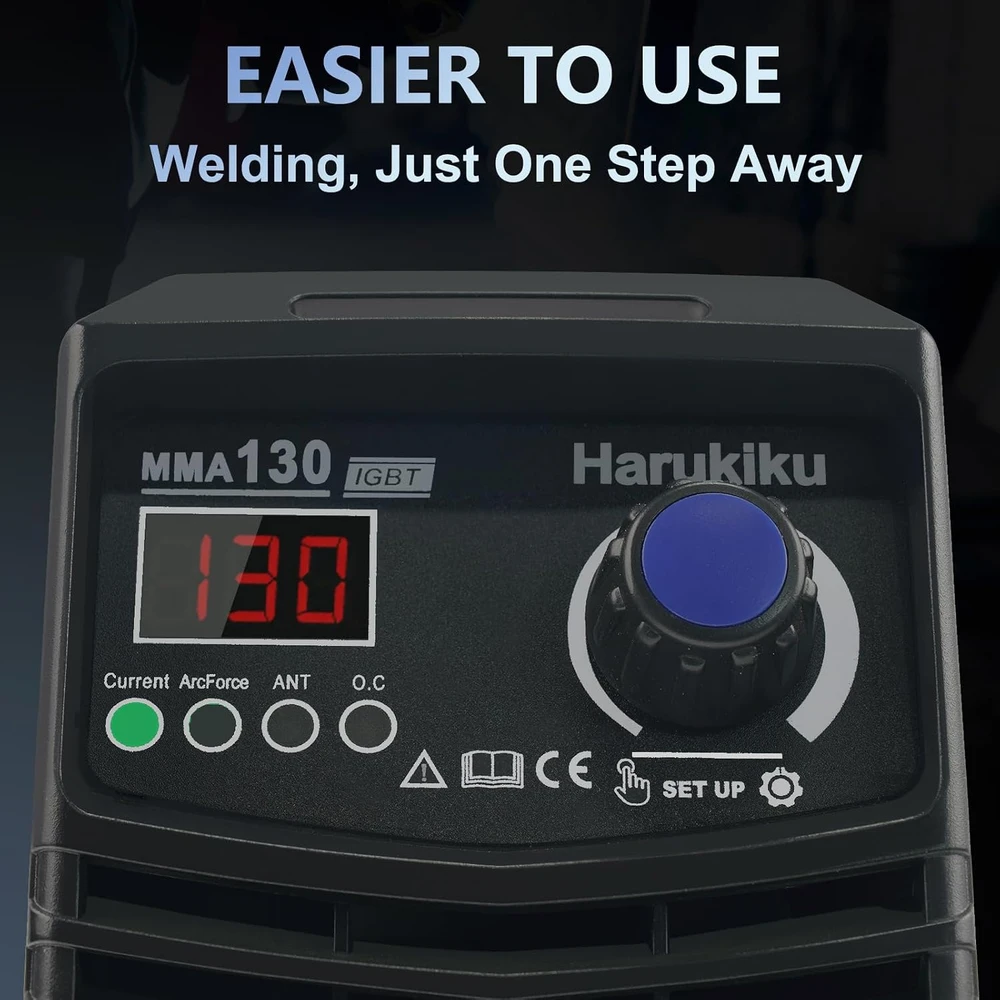 Harukiku inverterinis MMA suvirinimo aparatas 20–130 A, 230 V, MMA-130E