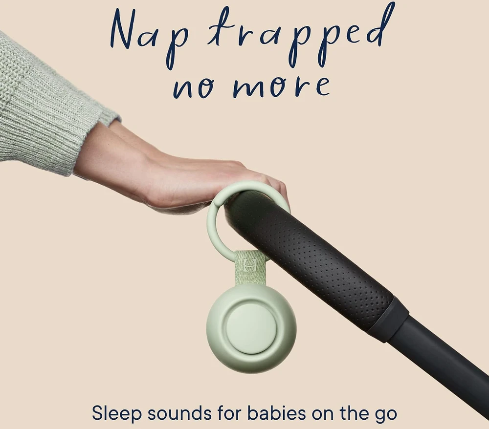 Hatch Baby nešiojamas miego garsų generatorius Rest Go, 10 garsų, USB-C, mėtinės spalvos