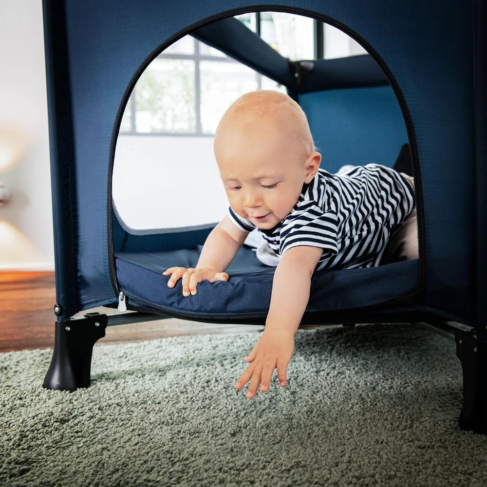 HAUCK lovelė - maniežas Dream N Play Plus Navy/Aqua 603666