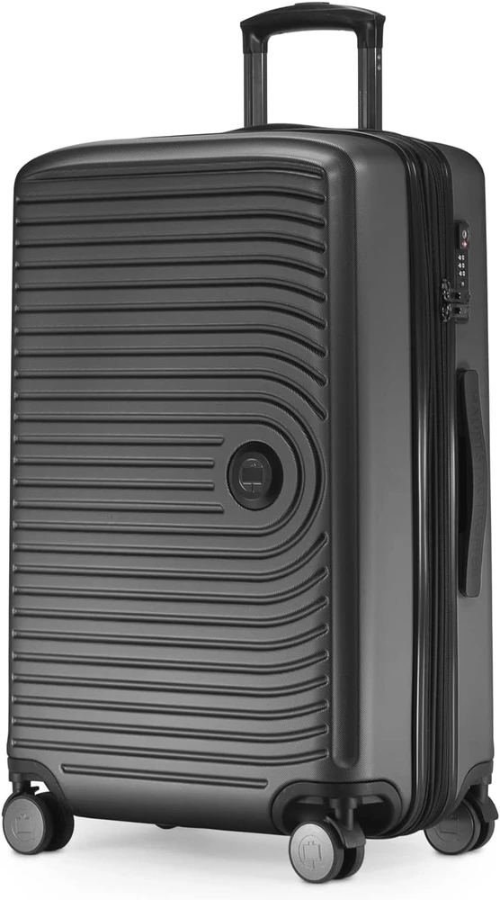Kelioninis Hauptstadtkoffer kietų lagaminų rinkinys 3 vnt. ABS korpusas TSA spyna 55/68/77 cm HK-5400-GR