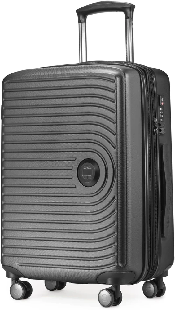 Kelioninis Hauptstadtkoffer kietų lagaminų rinkinys 3 vnt. ABS korpusas TSA spyna 55/68/77 cm HK-5400-GR