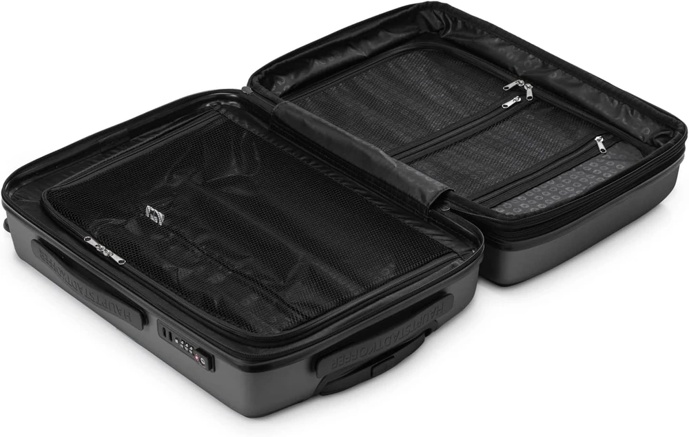 Kelioninis Hauptstadtkoffer kietų lagaminų rinkinys 3 vnt. ABS korpusas TSA spyna 55/68/77 cm HK-5400-GR