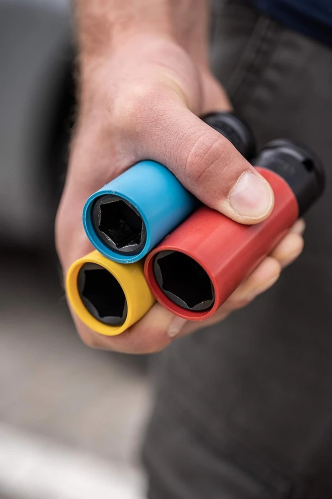 Hazet smūginių galvučių rinkinys ratams, 1/2 col., 17–21 mm, 903SPC/3