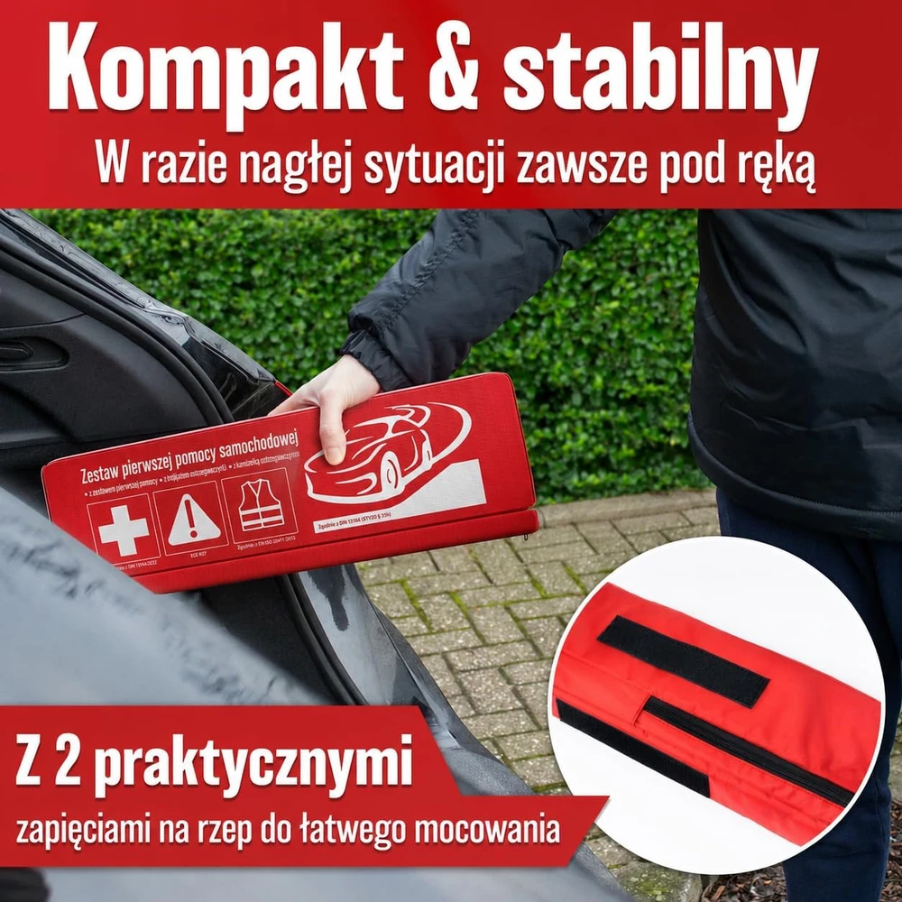 HELDENWERK automobilinis pirmosios pagalbos rinkinys 3 viename, standartas 2026, 1100036
