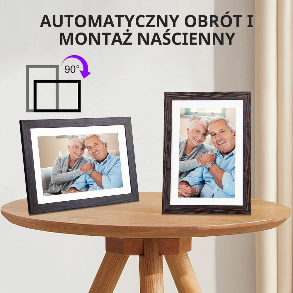 Hesmor skaitmeninis nuotraukų rėmelis, 10,1 col., 1 GB, Frameo-10.1