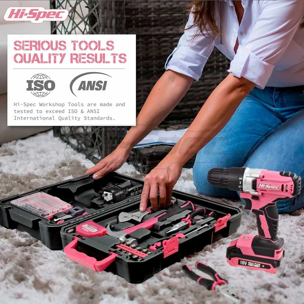 Hi-Spec 81 elemento įrankių dėžė namams ir dirbtuvėms