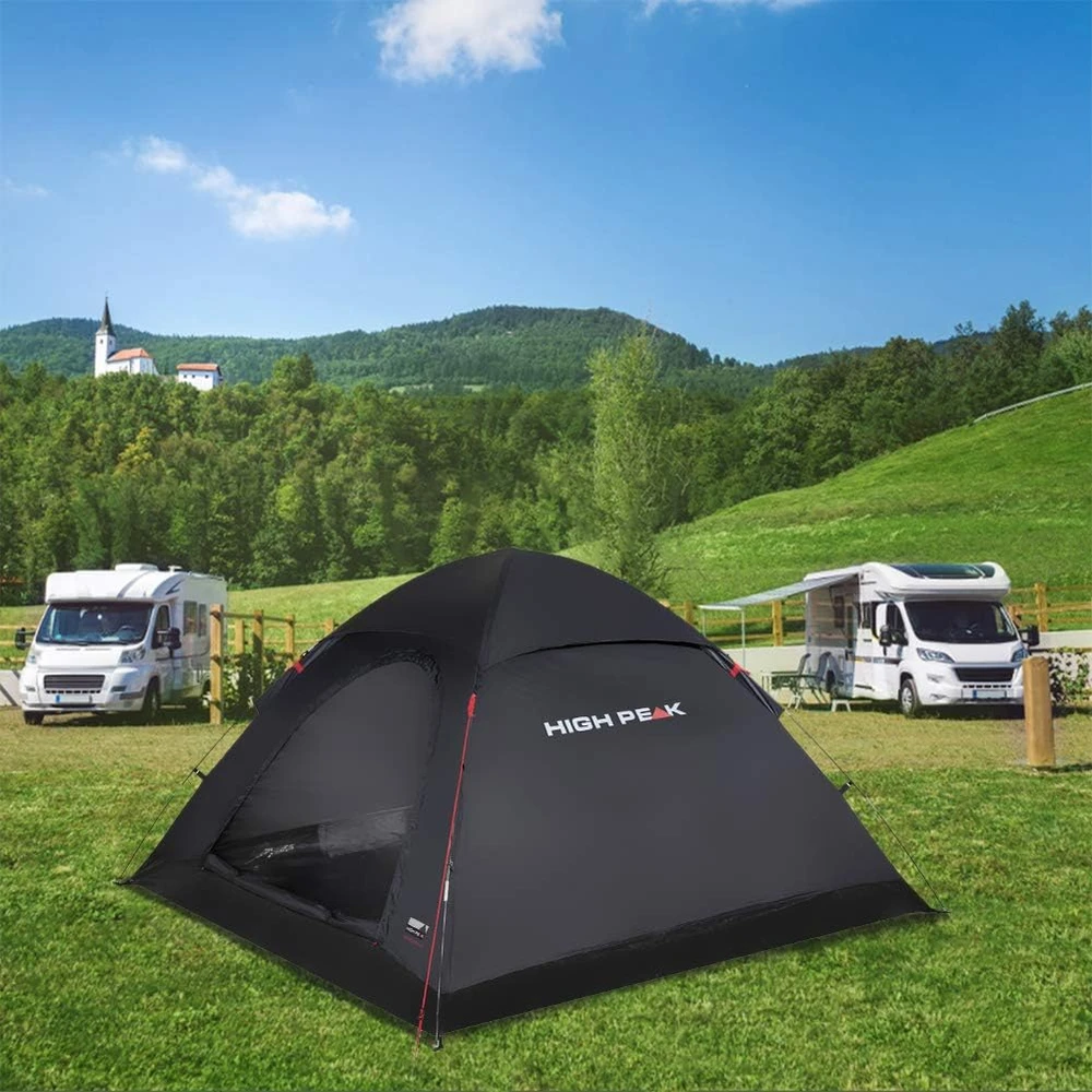 Keturių asmenų palapinė High Peak Monodome XL, Mėlyna/pilka