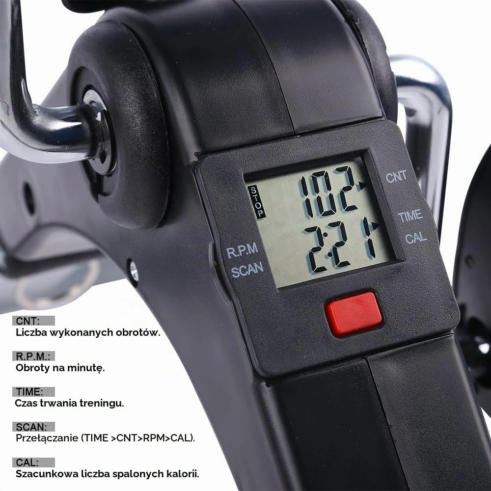 himaly mini treniruoklis rankoms ir kojoms su LCD ekranu ir reguliuojamu pasipriešinimu FBARCIT-QTHW38900000