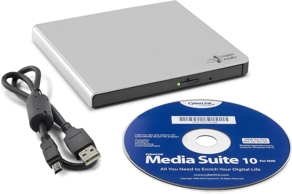 Hitachi išorinis DVD įrenginys su USB 2.0, 8x skaitymu ir įrašymu GP57EB40