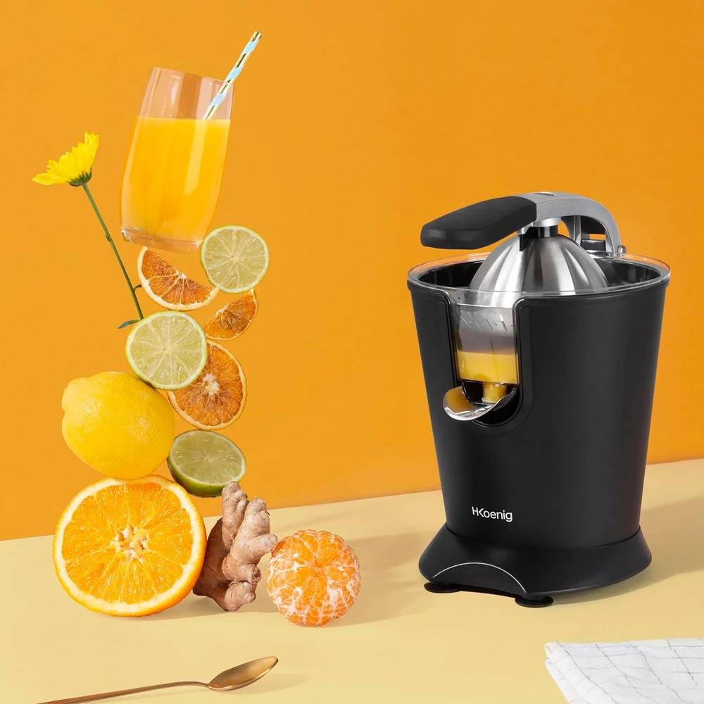 H.Koenig elektrinė citrusinių vaisių sulčiaspaudė 160 W, nerūdijantis plienas, AGR82
