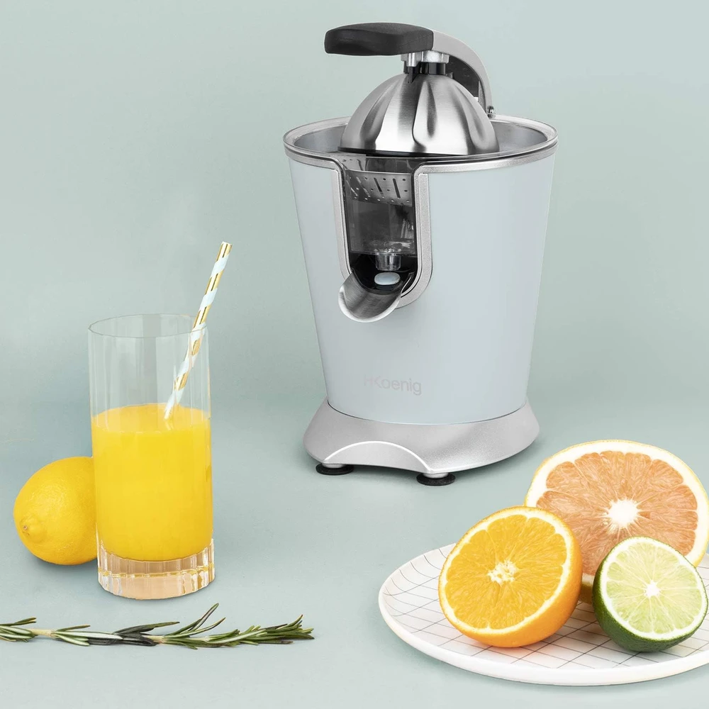 H.Koenig elektrinė citrusinių vaisių sulčiaspaudė 160 W nerūdijančio plieno AGR86