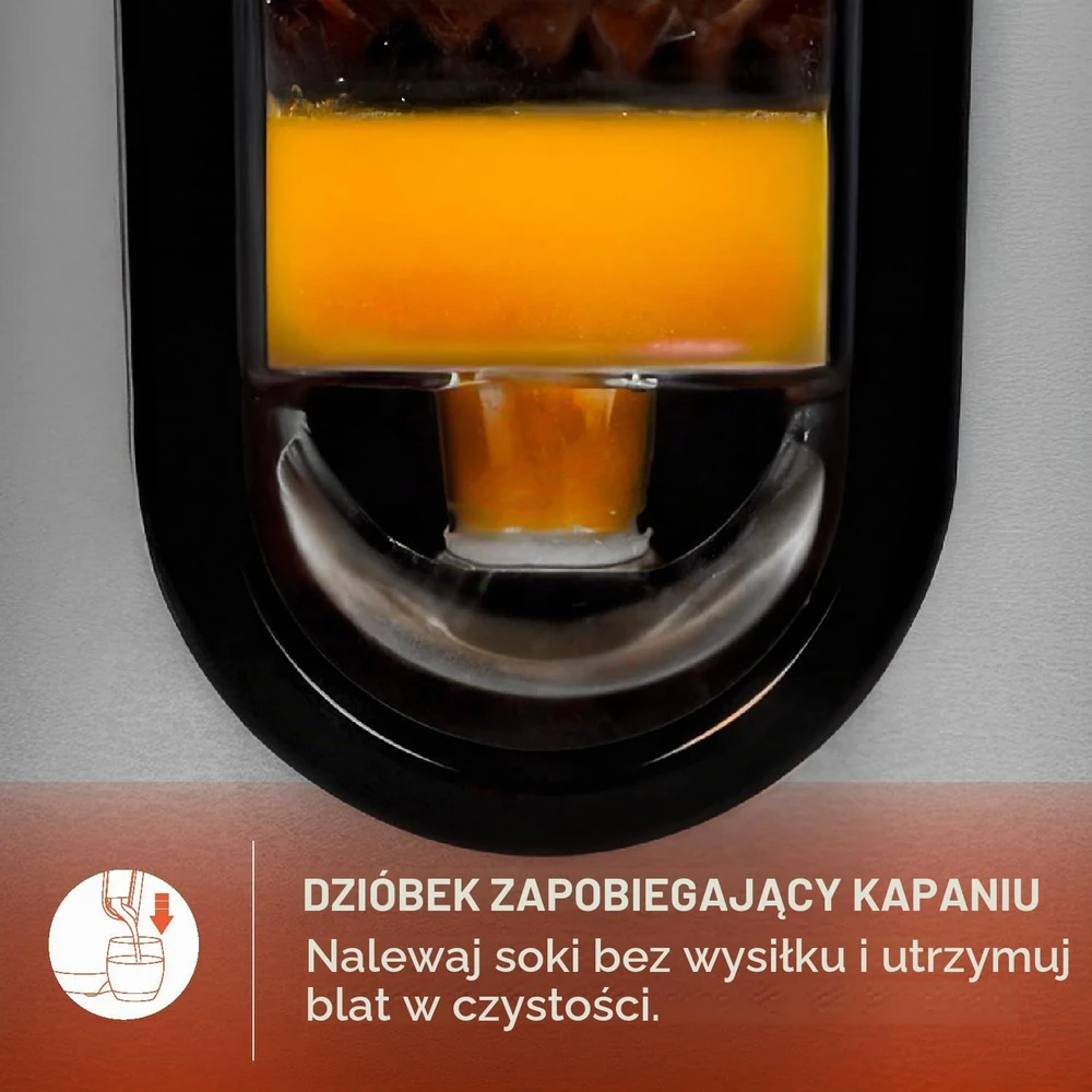 H.Koenig elektrinė citrusinių vaisių sulčiaspaudė 160 W iš nerūdijančiojo plieno AGR88