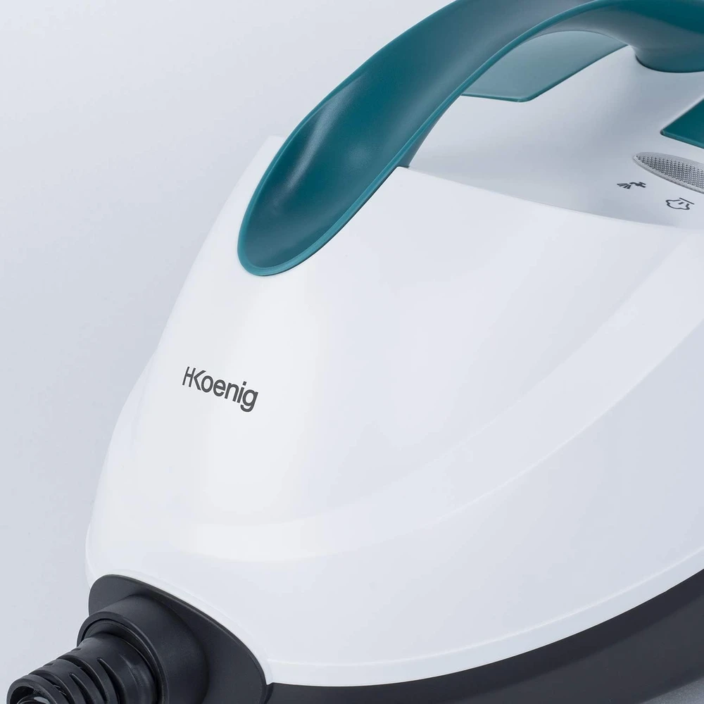 H.Koenig garinis valytuvas NV6400, 2000 W, 1,5 l talpa, baltas ir turkio spalvos