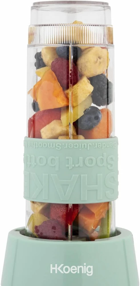H.Koenig kokteilinė 570 ml nerūdijančio plieno korpusas 300 W SMOO18 Pastel Žalias