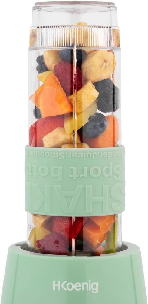 H.Koenig kokteilinė 570 ml nerūdijančio plieno korpusas 300 W SMOO18 Pastel Žalias