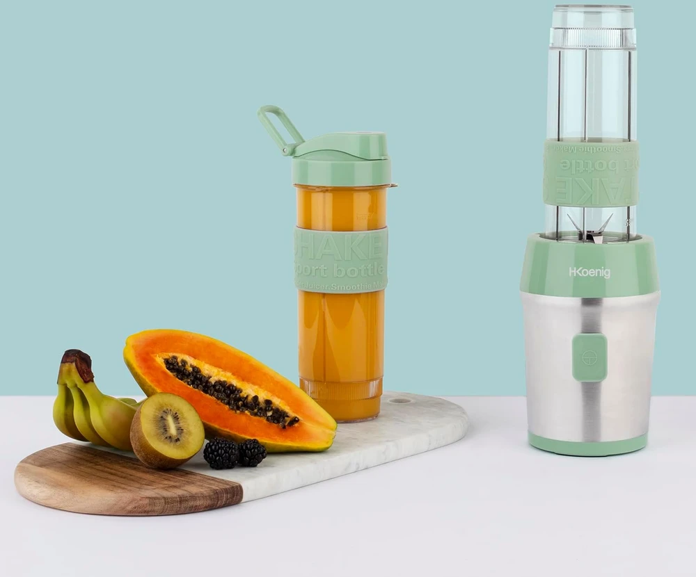 H.Koenig kokteilinė 570 ml nerūdijančio plieno korpusas 300 W SMOO18 Pastel Žalias