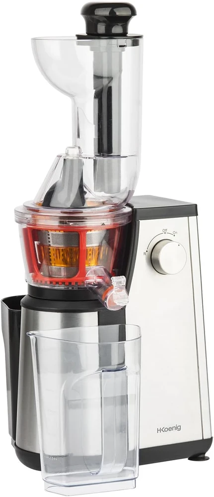 H.Koenig lėtaeigė sulčiaspaudė GSX18, 400 W, 1 l, nerūdijančiojo plieno
