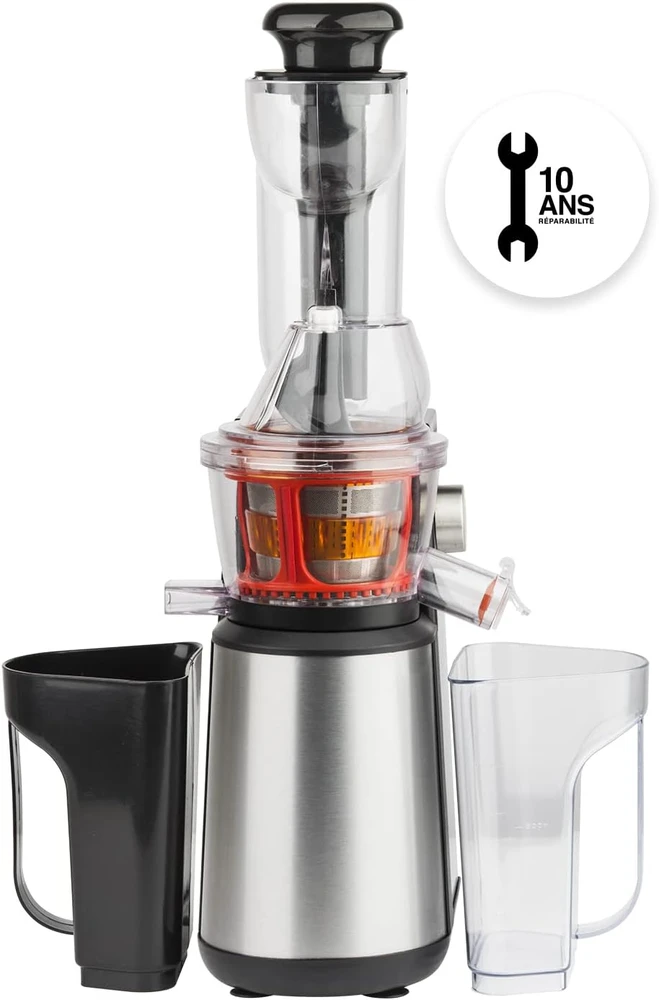 H.Koenig lėtaeigė sulčiaspaudė GSX18, 400 W, 1 l, nerūdijančiojo plieno
