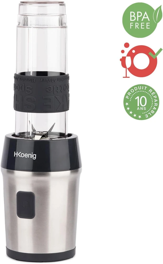 H.Koenig mini kokteilių plaktuvas 300 W, 570 ml, nerūdijantis plienas, SMOO9