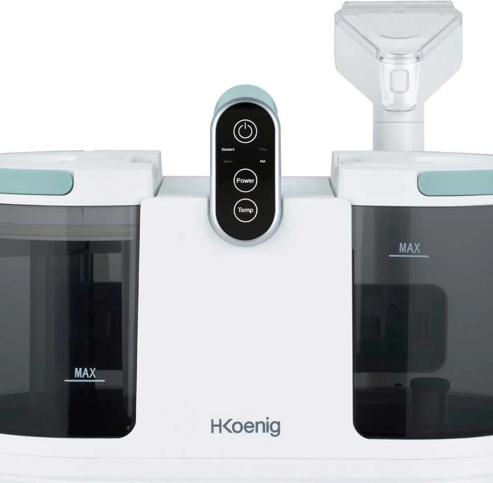 H.Koenig tekstilės plovimo siurblys 1200 W, 1600 ml švaraus vandens talpa, 290 ml/min, TWT88